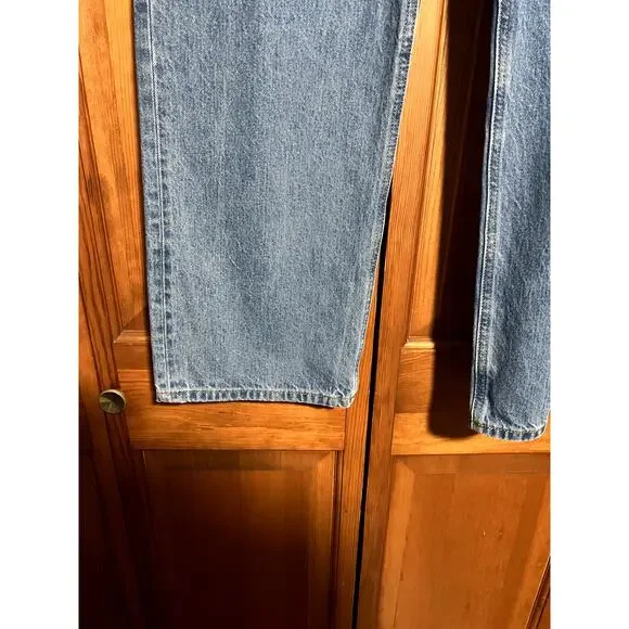 NWT Etica Jeans Women's Stanton Relaxed Wide Leg Salina Denim Jeans Size 28 - Picture 4 of 13